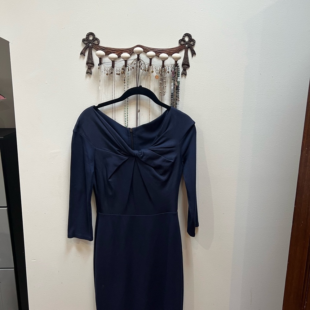 Elegant Navy Blue Dress